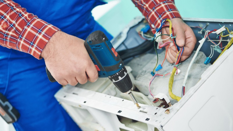 Karapürçek Alarko Alarko çamaşır makinesi kart tamiri – Su almama arızası orijinal parça ile giderildi. - Teknik servis örneği